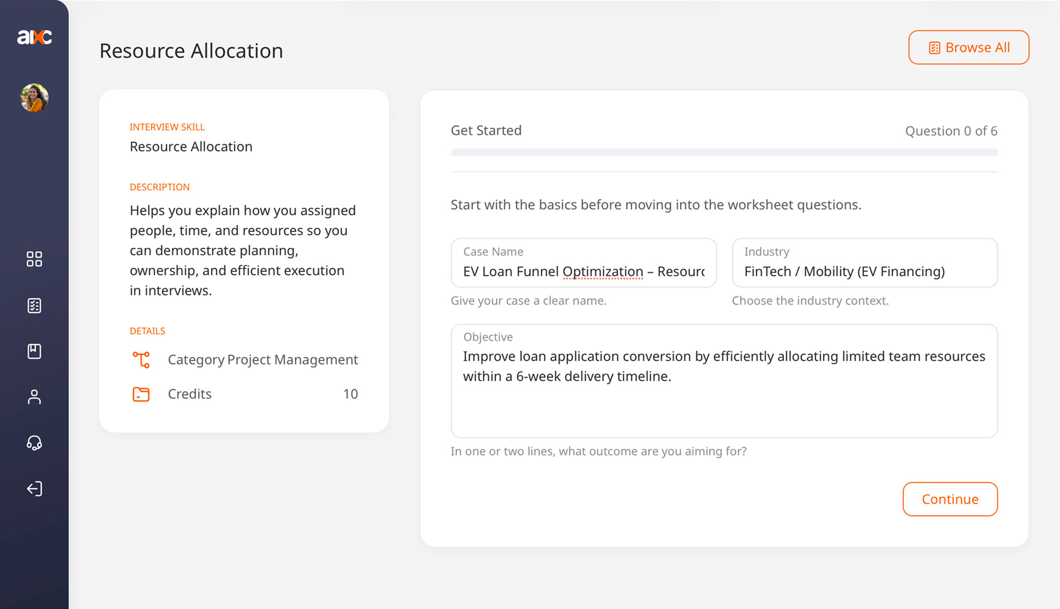 Sample project-management case study preview